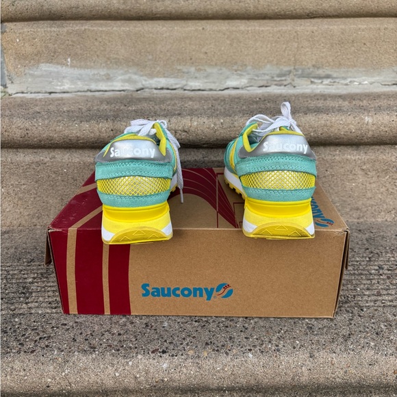 Saucony 'Shadow' Sneakers Green Women Size 8.5 - Picture 3 of 8